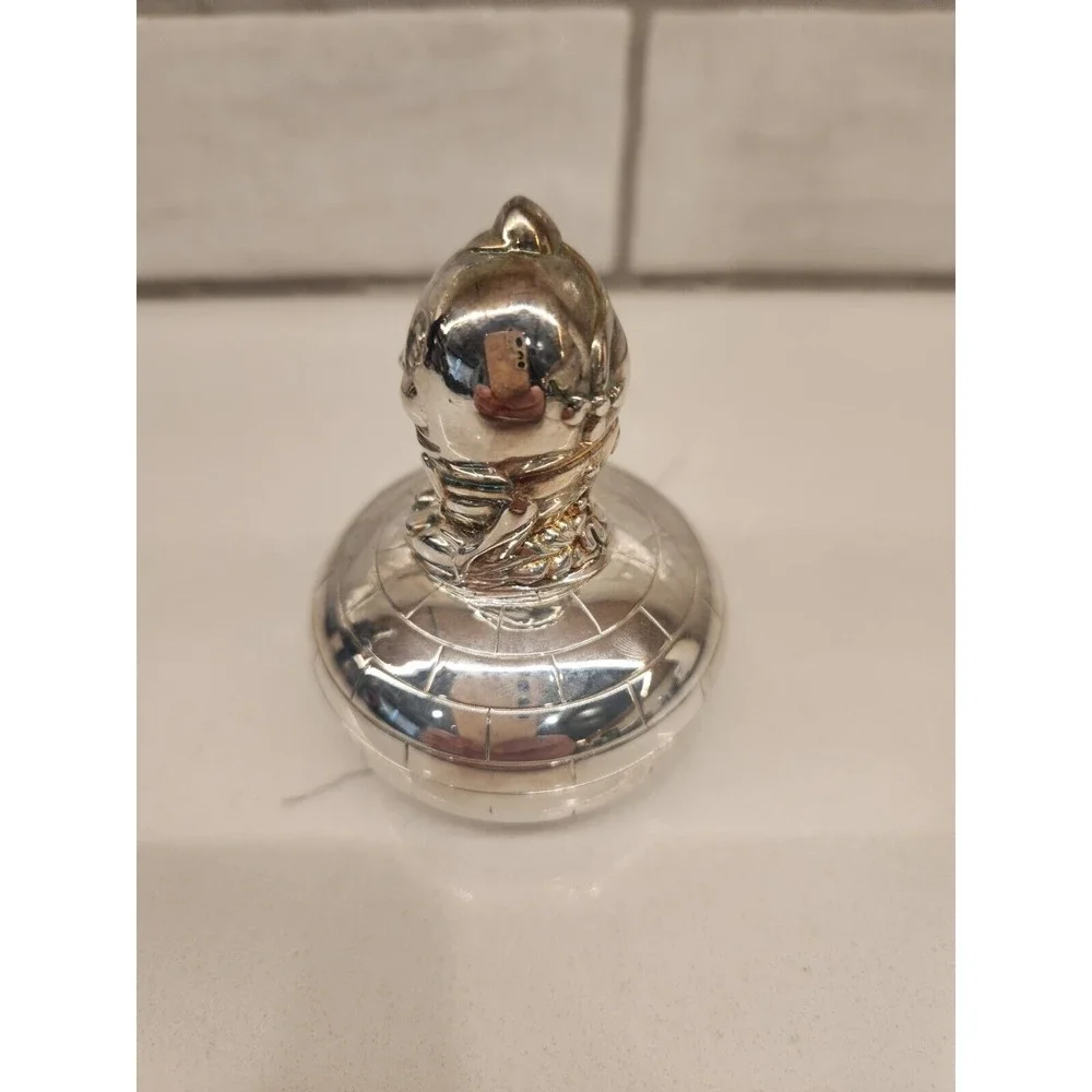 Vintage 1994 Oneida Humpty‎ Dumpty Tooth Fairy Silverplate Keepsake Trinket Box